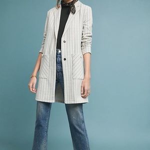 Anthropologie Harlyn Longline Blazer